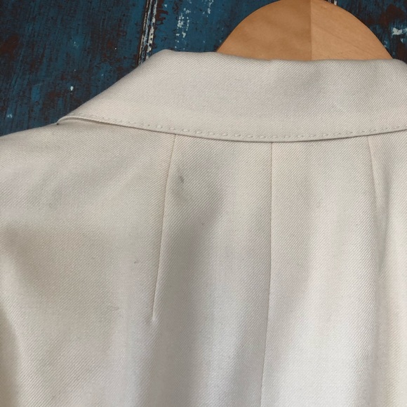 AKRIS Ivory Silk & Cashmere Blazer 14 - Picture 8 of 14